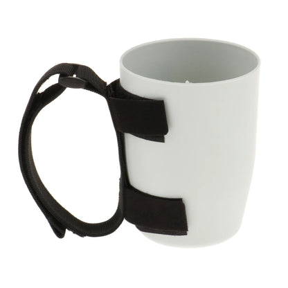 1 Piece Hand Strap Cuff Cup Dining Eating Aids Utensil for Hand Tremors