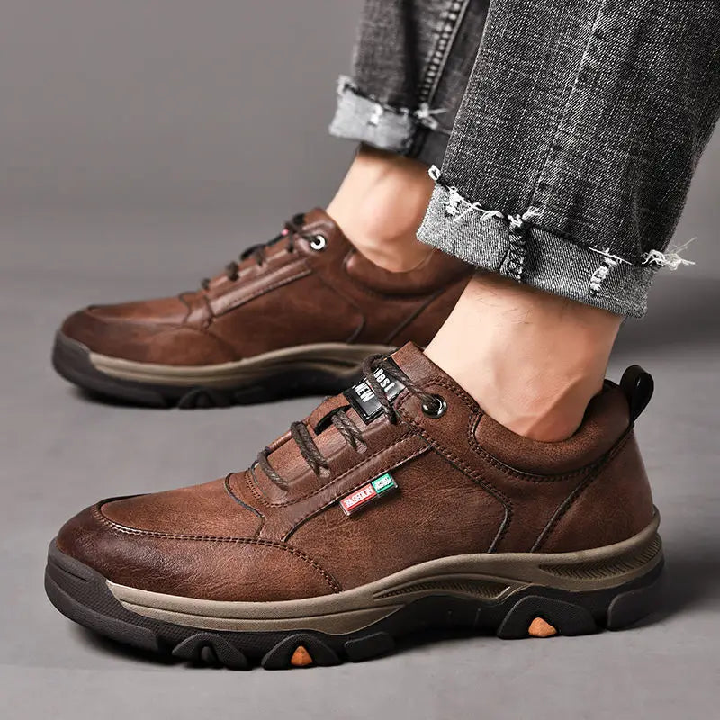 2021 Fashion Autumn and Winter New Hiking Shoes Men's Casual Business Shoes