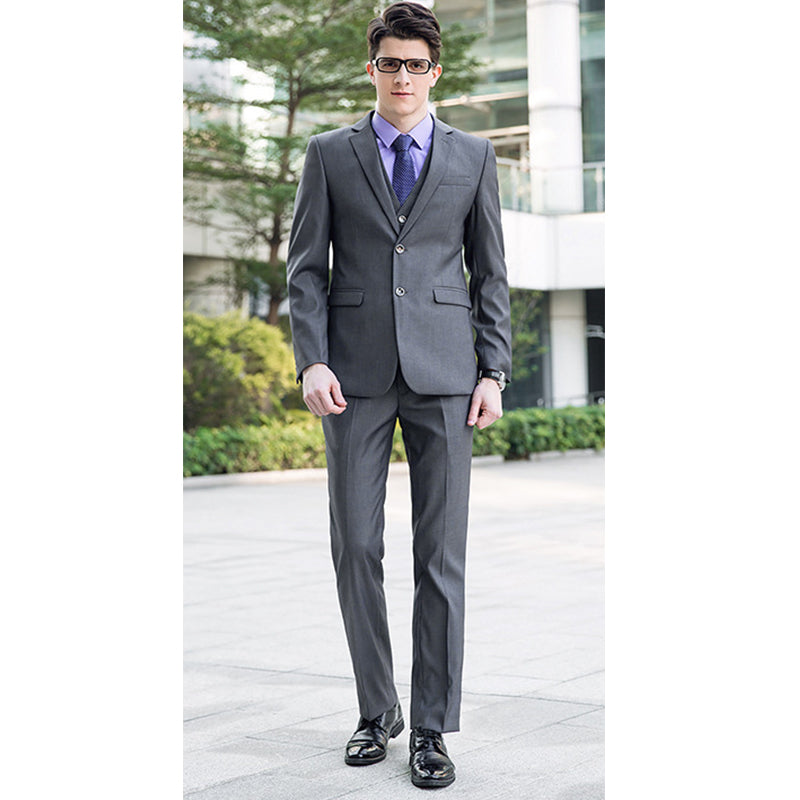 Elegant High-End Custom Men's Slim Fit Formal Business Suit Mens