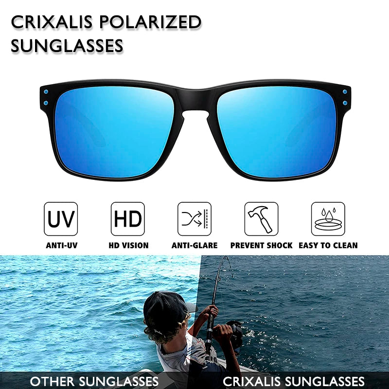 Polarized Sunglasses for Men Women Designer Driving Night Vision Sun Glasses