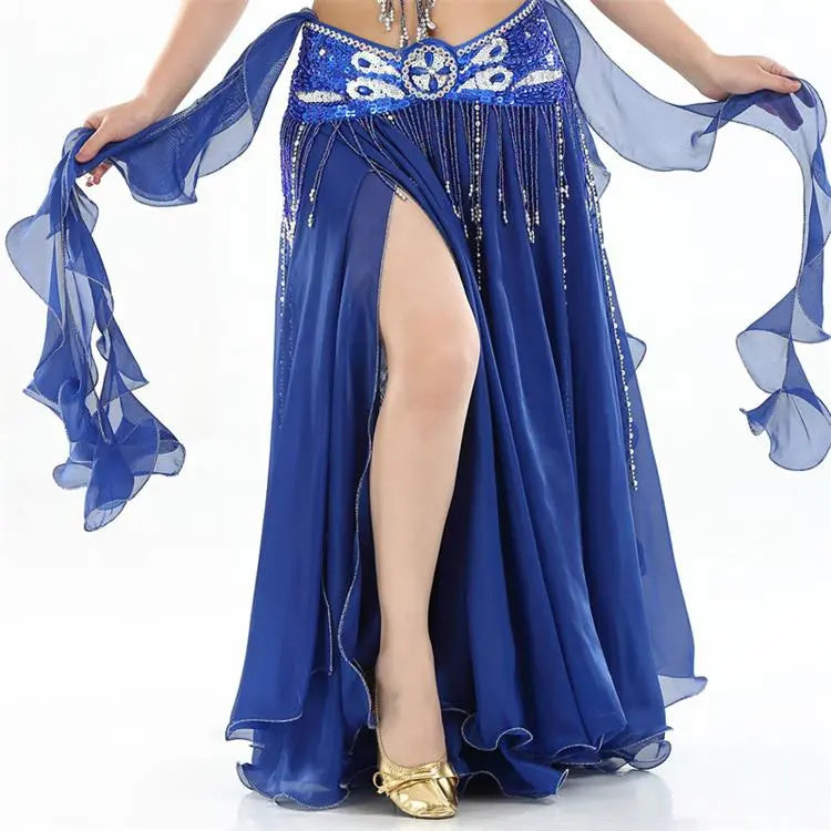 New Belly Dancing Clothing Long Maxi Skirts Women Sexy Belly Dance Skirt