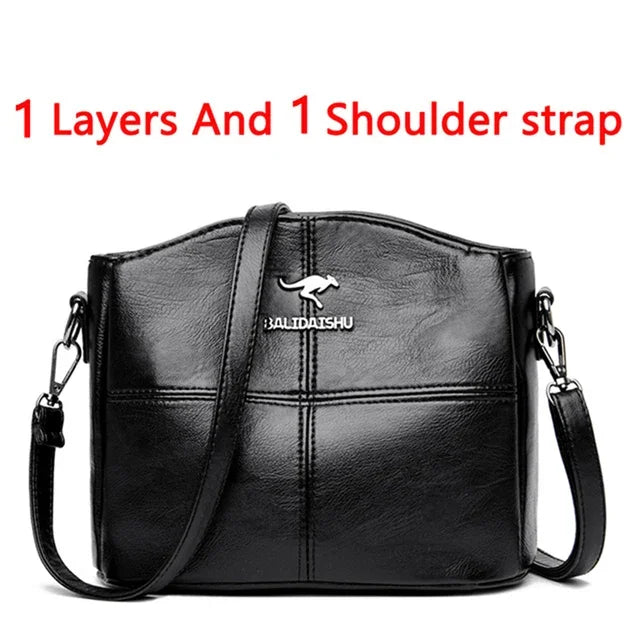 Women Embroidery Tote Bag High Quality Leather Ladies Handbags