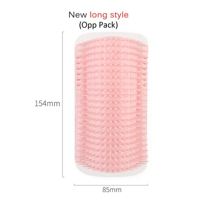 Corner Pet Brush Comb Play Cat Toy Plastic Scratch Bristles Arch Massager