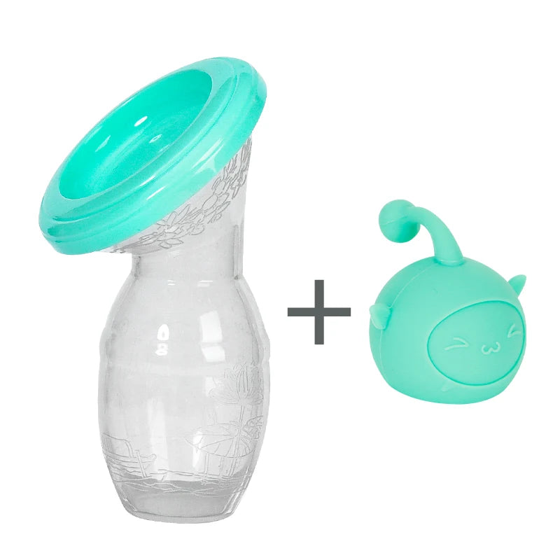 5/10Pcs Baby Feeding Manual Breast Pump 100% Food Grade Silicone Collector