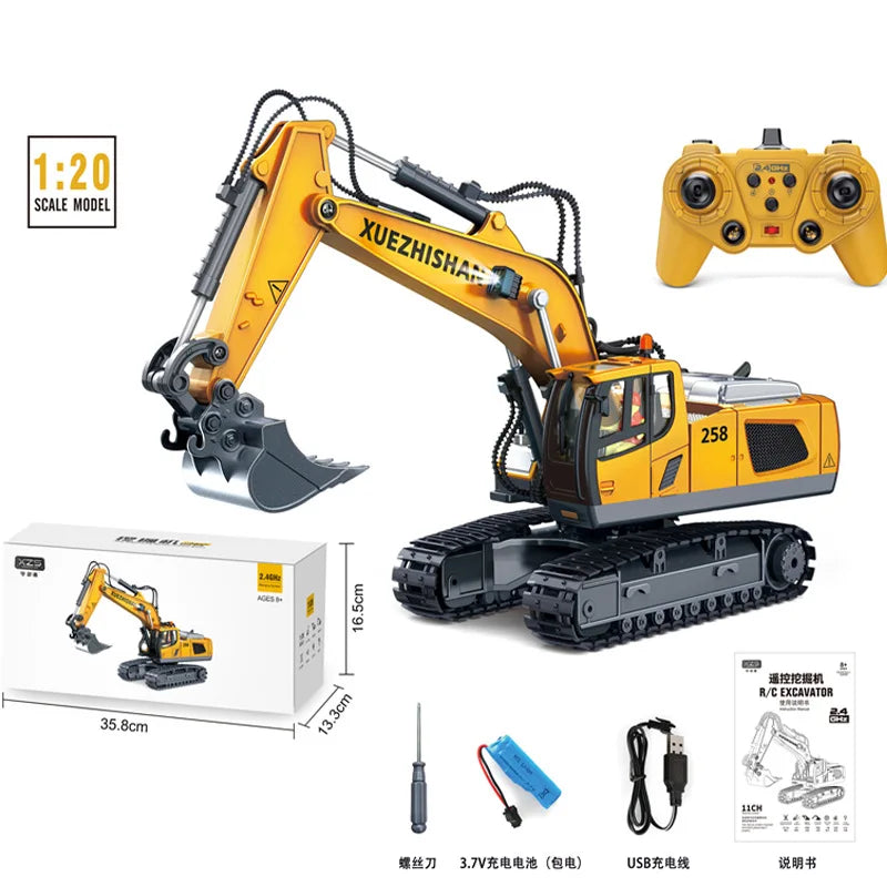 Best Seller List Remote Control Excavator Toy Die Cast Toys Rc