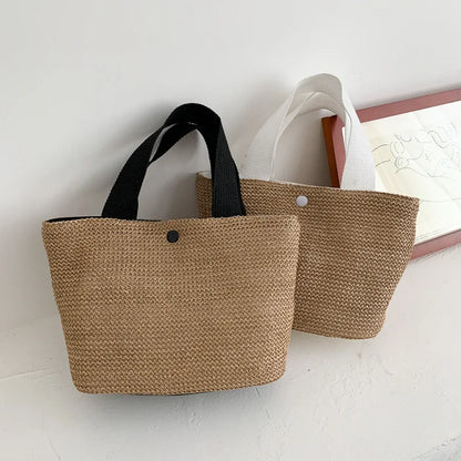 Fashion Ladies Straw Woven Handbag Women Summer Holiday Beach Casual Totes