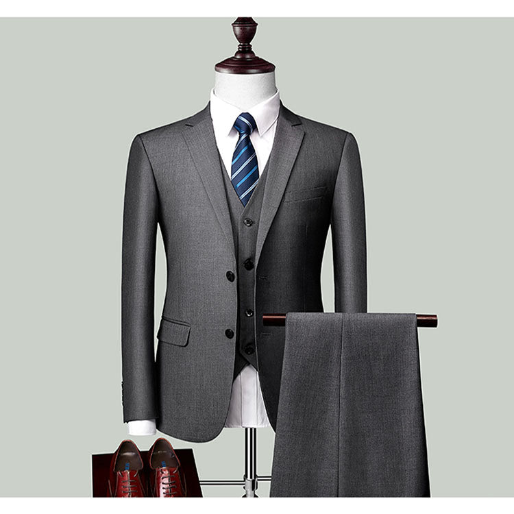 Elegant High-End Custom Men's Slim Fit Formal Business Suit Mens