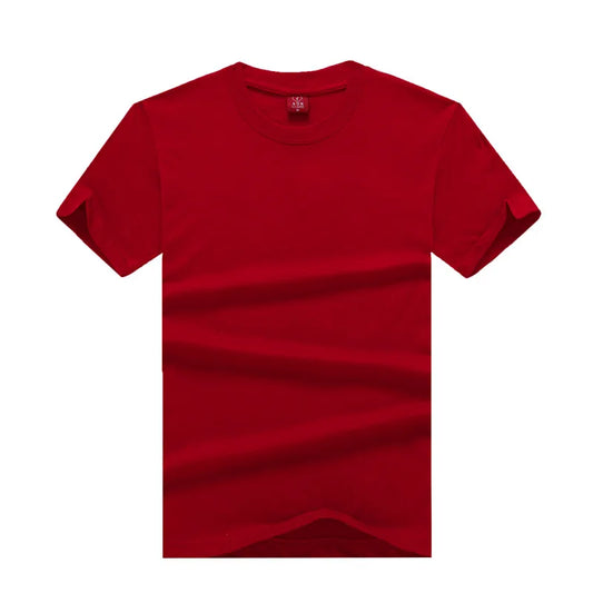 Mens Cotton Summer T Shirt Short Sleeve Tees O-Neck T-Shirts