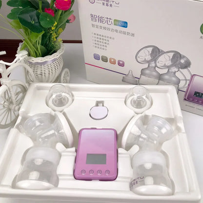 Double Electric Breast Pumps USB Charge Electrical Breast Pump Powerful Nipple