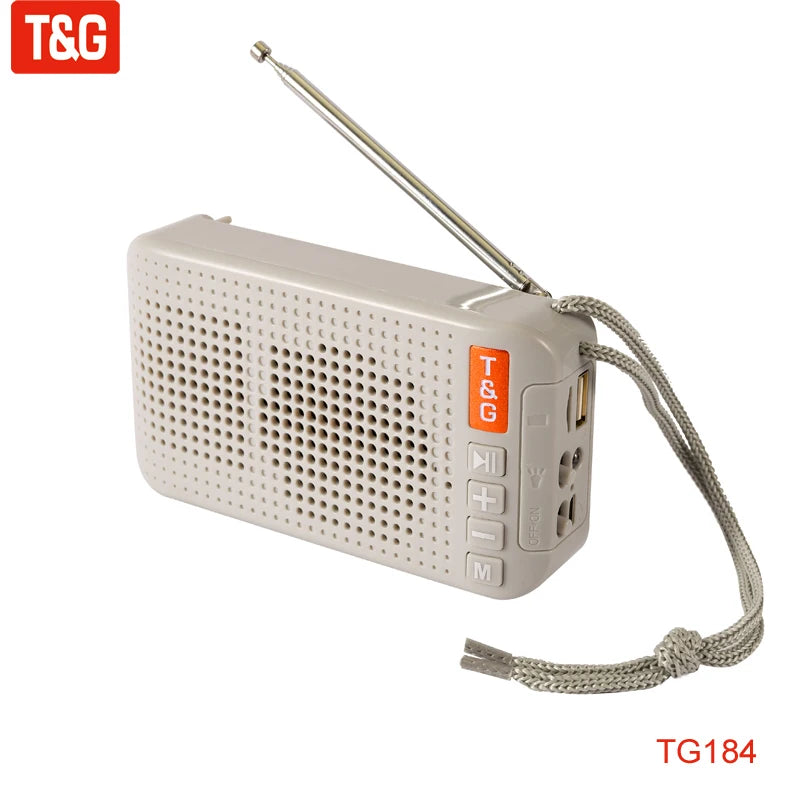 T&G TG184 Solar Bluetooth Speaker Portable Loudspeaker Wireless Outdoor