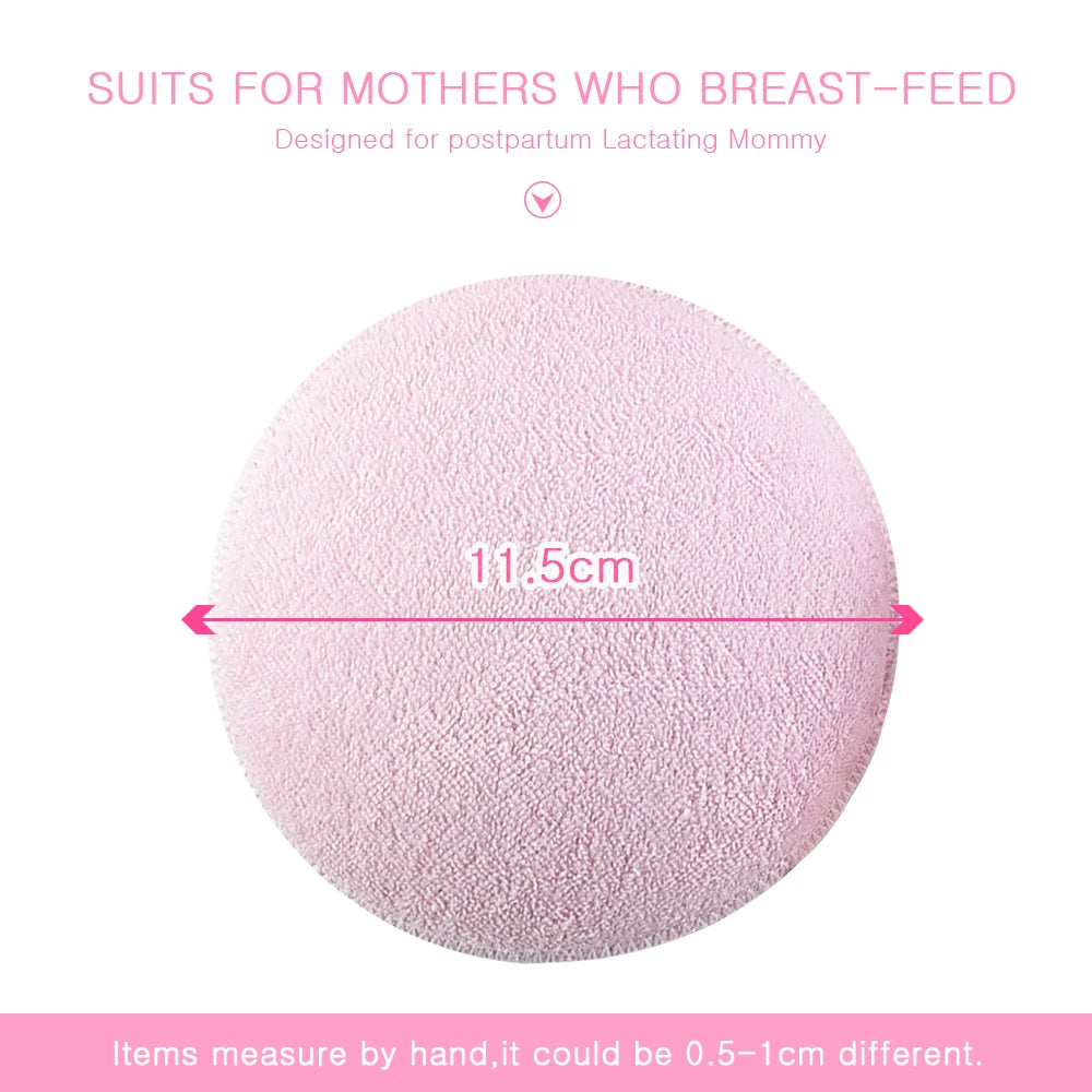 Surface Cotton + Sanitary Sponge Reusable Breast Nursing Pads Soft 3D Cup