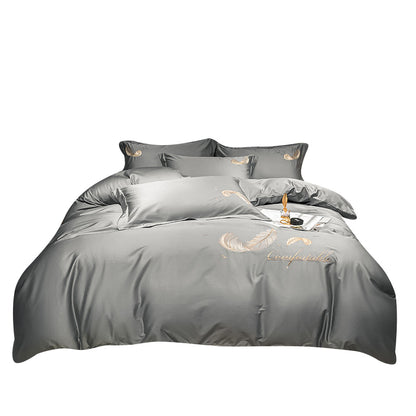 High-Grade Luxury 100% Cotton 4 Piece Set King Bedding