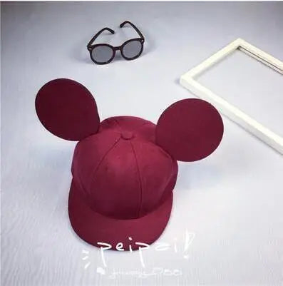 2019 New Cartoon Cute Winter Big Ears Snapback Hats Girls Hat Hip Hop Baseball