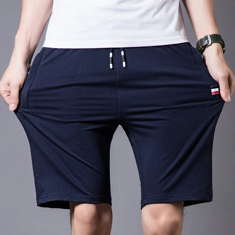 Cotton Shorts Men Summer Beach Short Male Casual Shorts Mens Solid