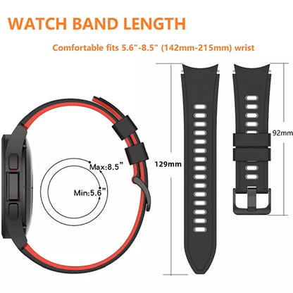 20mm Watch Band for Samsung Galaxy Watch  42mm 46mm Silicone Sports Bracelet