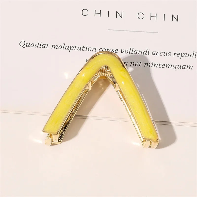 Korean Claw Clip Women Hair Clip Simplicity Elegant Geometric Shape Hair Clips