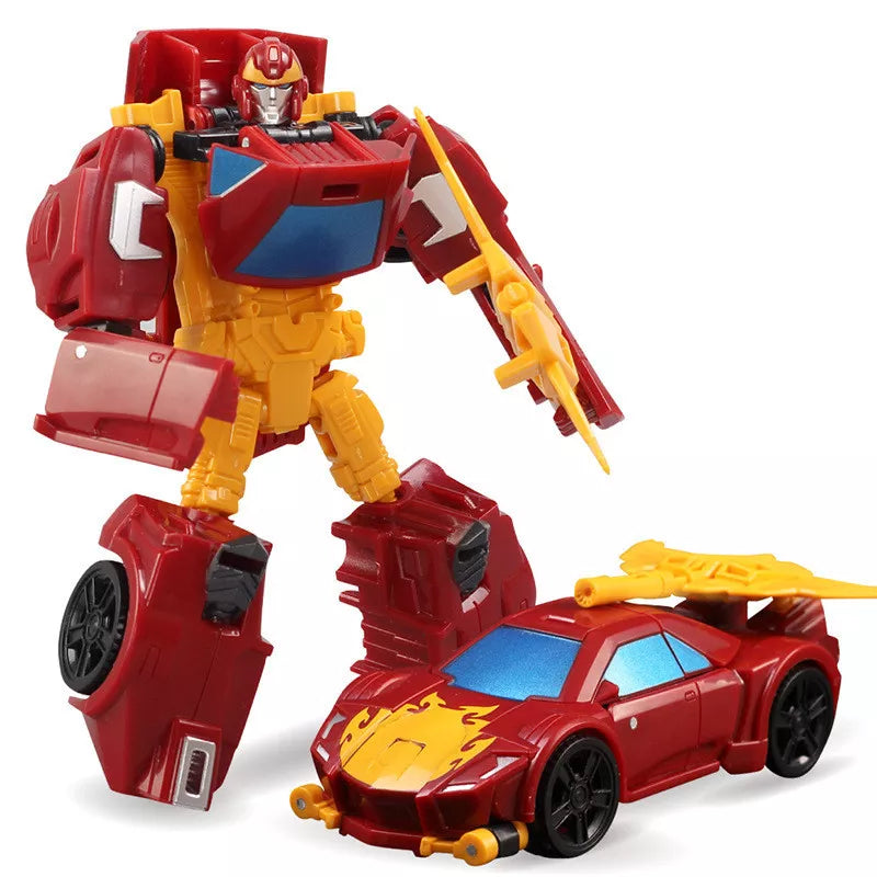 13CM Plastic Transformation Robot Cars Classic Robot Car Toys Action & Toy