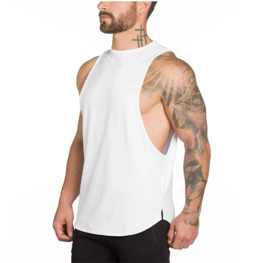 Brand Gym Stringer Clothing Bodybuilding Fitness Singlet Sleeveless Shirt