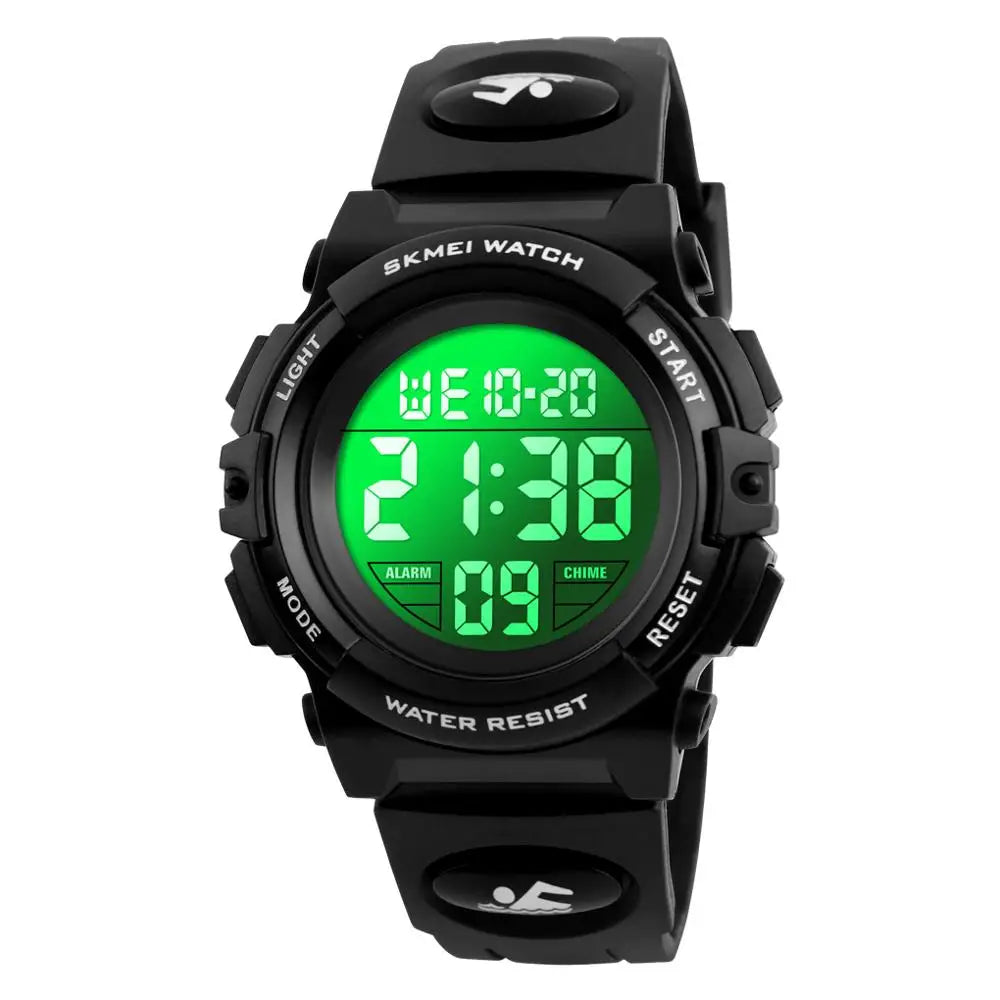 SKMEI Children LED Electronic Digital Watch Chronograph Clock Sport Watches