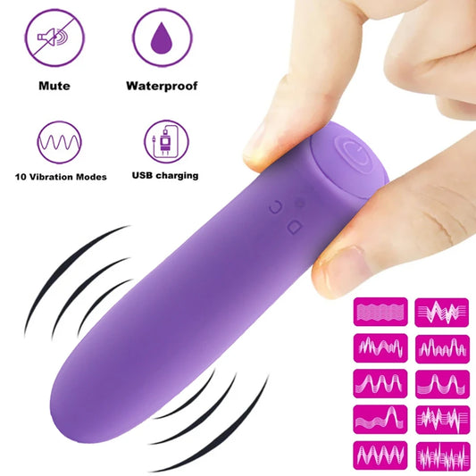 Luxury Mini Bullet Vibrator Vagina Vibration Adult Erotic Toys