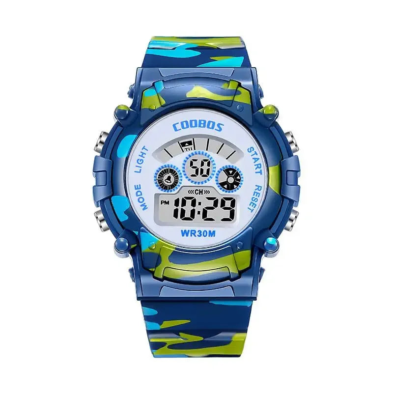 2021 Boys Sports Military Kids Digital Watches Student Children's