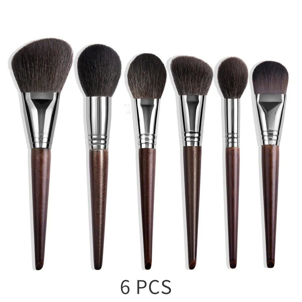 OVW Natural Makeup Brushes Set Eyeshadow Make Up Brush Kit for Makeup