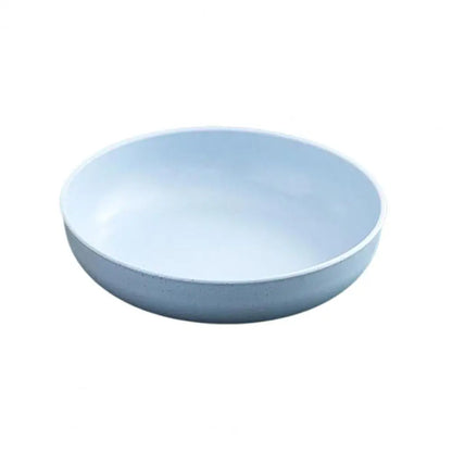 Tableware Round Shape Wheat Fiber Flat Plastic Plates Kitchen Utensils