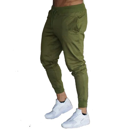 Custom Logo Workout Gym Wear Jogger Pants for Men Drawstring Sweatpants Slim