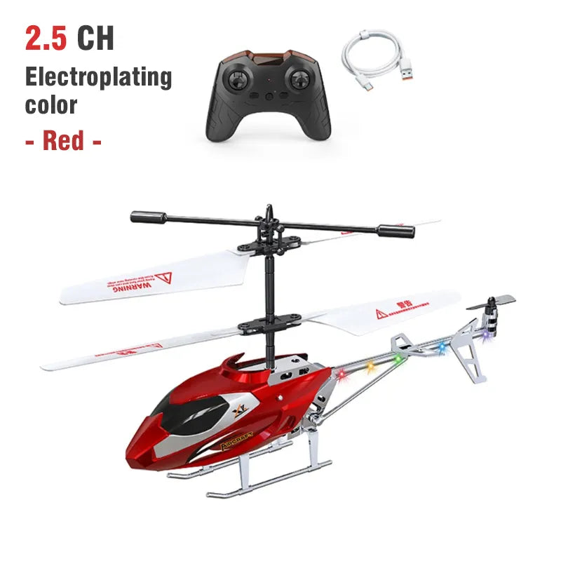 RC Helicopter 2.5CH Remote Control Airplane Kids Toy Wireless Aircraft Toys