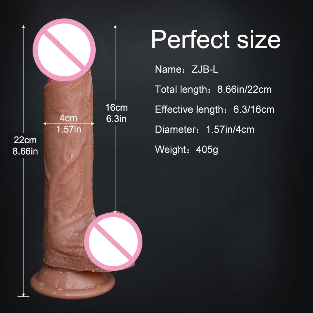 Soft Sexy Huge Dildo Skin Feeling Realistic Penis Sex for Women