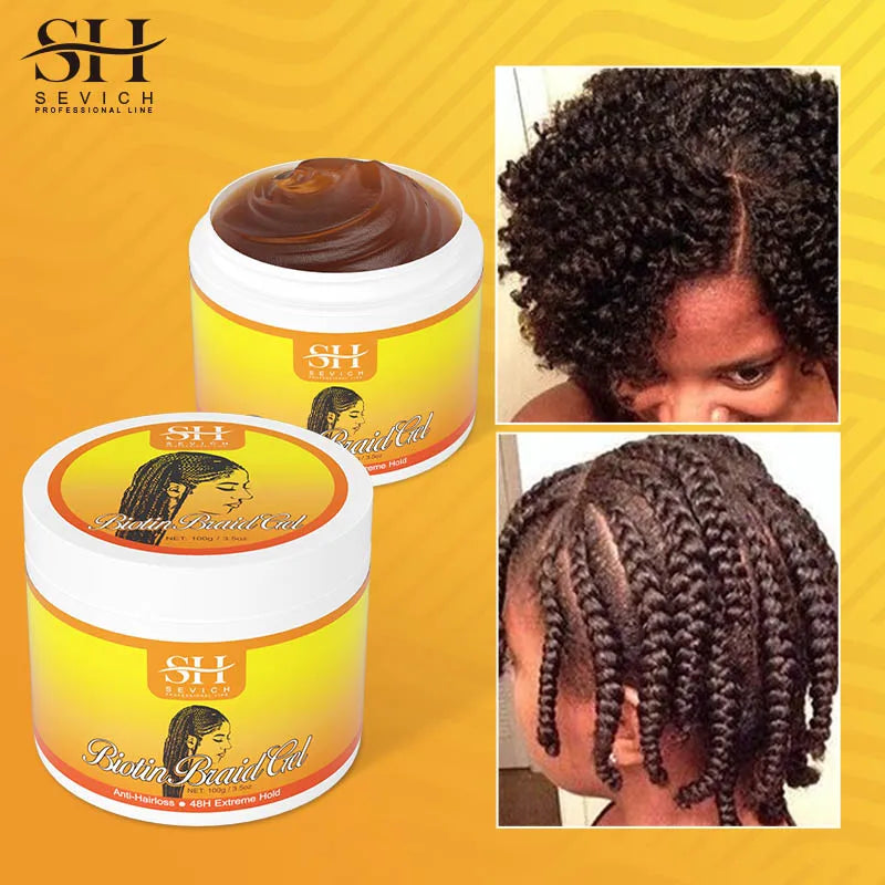 Traction Alopecia Styling Braiding Gel 100g Edges Control Hair Shaping Cream