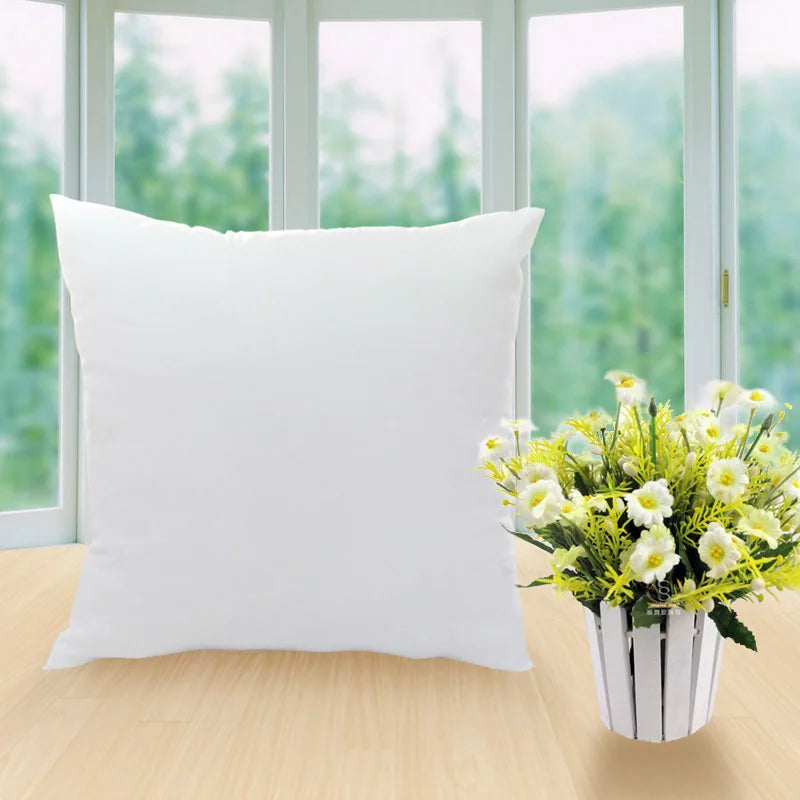 White Home Cushion Inner Filling Cotton-Padded Pillow Core for Sofa Car Cushion