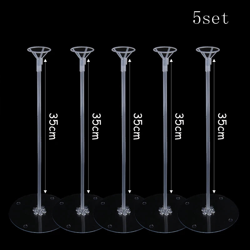 1set 7/10 Tubes Balloon Stand Holder Column Balloons Arch Stick