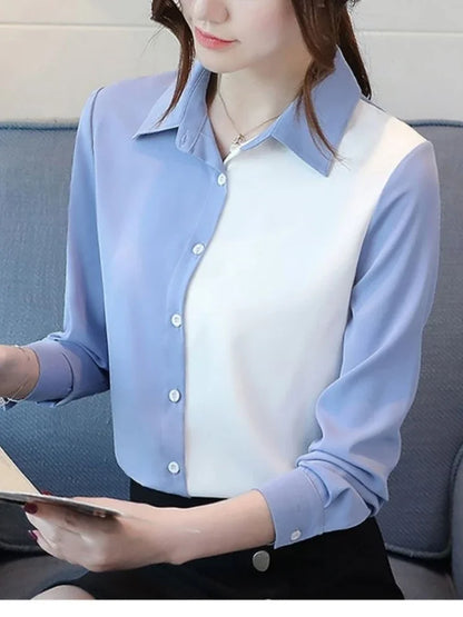 Blusas Mujer De Moda Summer Top Female Women Shirts Women's White Elegant Shirt