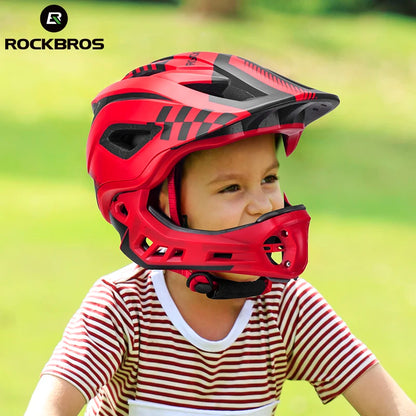 Full Face Bike Helmets Children Bicycle Cycling Helmets EPS Sport Safety Hats