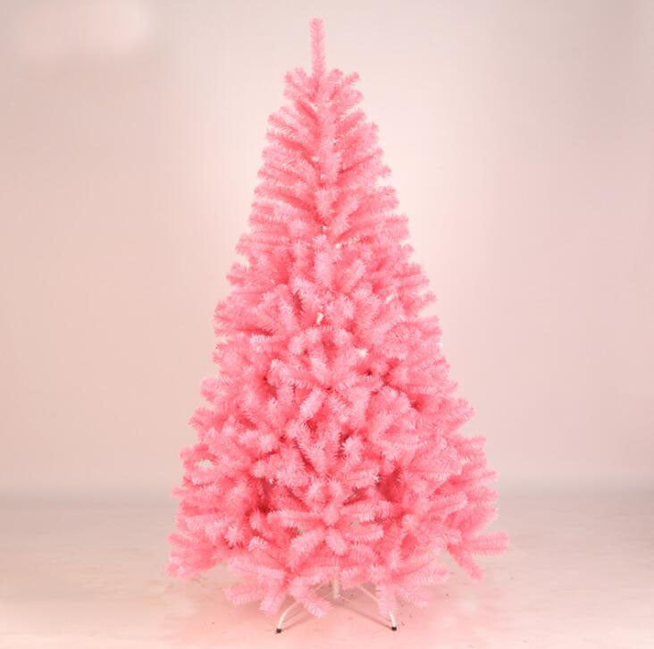 180cm Xmas Tree Pink Party Home Christmas Decorations 6ft Flocked Christmas