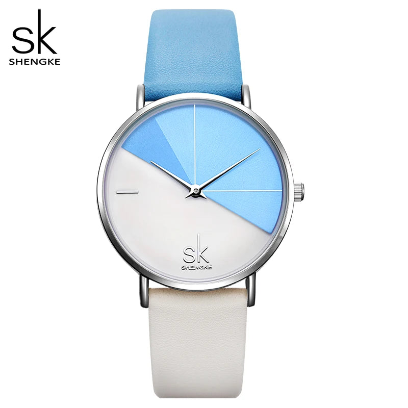 Shengke Original Design Woman Watches Creative Fashion Womens Quartz