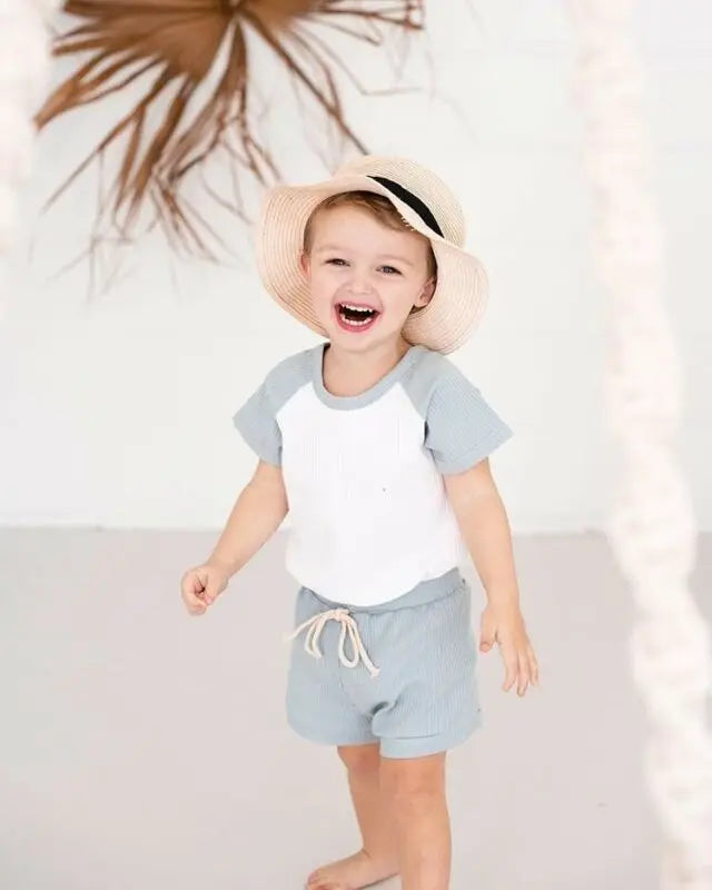 PUDCOCO Adorable Toddler Baby Girls Boys Kids Summer Clothes Short