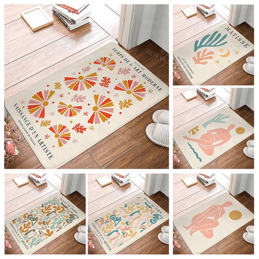 Anti-Slip Bath Mat Bathroom Small Rug Shower Mat Home Decor Door Mat