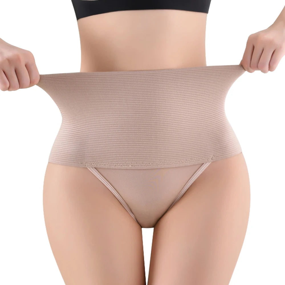 SEXYWG Women Shapewear Thong Tummy Control Panties Mid Waist Flat Belly Body