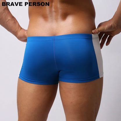 BRAVE PERSON Mens Boxer Shorts Splice Design Super Soft High Quality Underwear