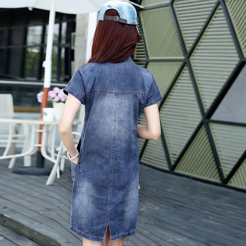 2022 Latest Women Fashion Summer Denim Dress