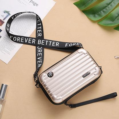 Newest Portable Mini Travel Crossbody Bag PVC Waterproof Cosmetic Bag Wide