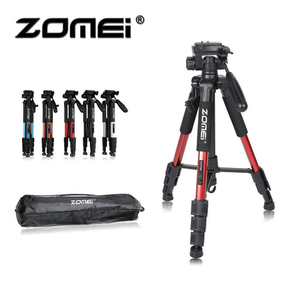 ZOMEI Q111 Professional Portable Travel Aluminum Camera Tripod & Pan