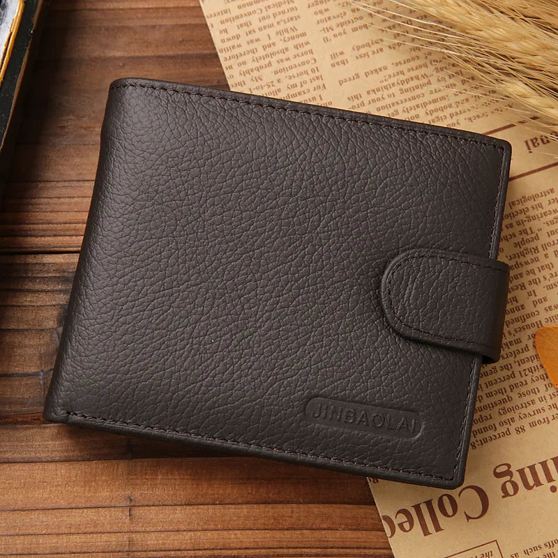 Genuine Leather Mens Wallet Premium Product Real Cowhide