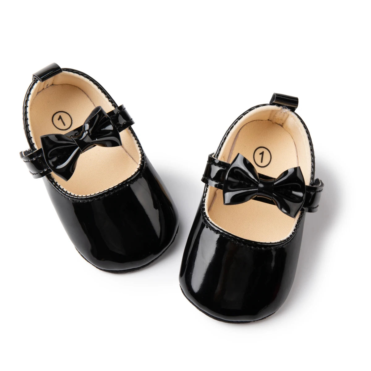 KIDSUN Classic Bowknot Baby Girls Shoes Infant PU Anti-Slip Princess Dress