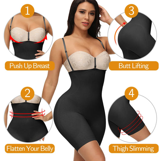 Shapewear Bodysuit for Women Tummy Control Full Body Shaper