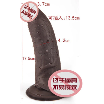 22CM Super Huge Black Dildos Strapon Thick Giant Realistic Dildo Anal Butt