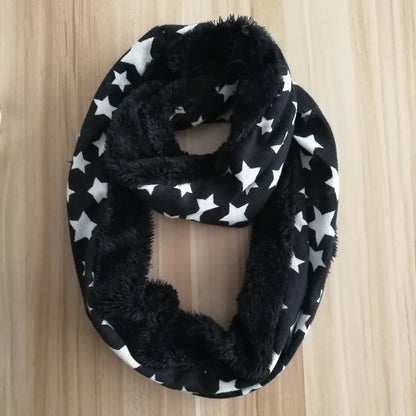 New Winter Scarf Infinity Baby Scarfs Five Star Boys Girls