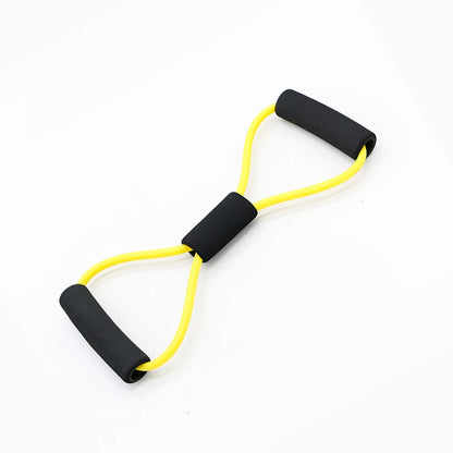 Fitness Rope Resistance Bands 8 Word Rubber Bands for Fitness Elastic Band.